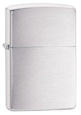 Zippo Lighter Brushed Chrome